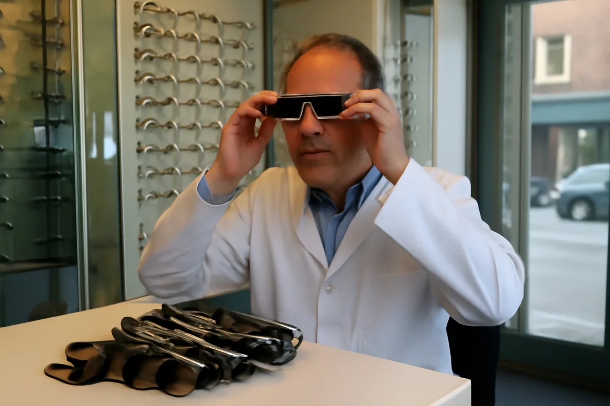Augenoptiker rüsten sich für die Sonnenfinsternis
