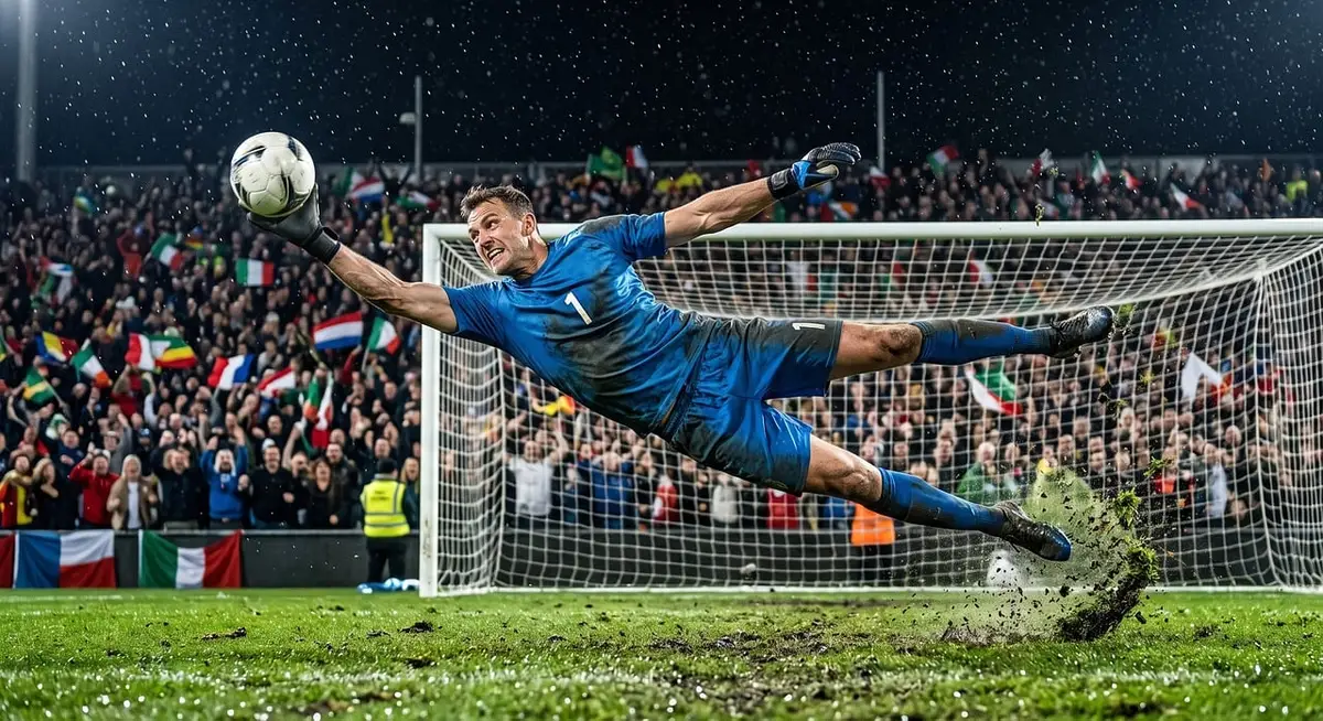 Spieler und Fans feiern ein Tor im Stadion