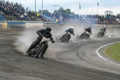 In Wolfslake übertrumpfen Speedway-Fahrerinnen ihre männlichen Gegner